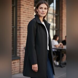 Jones New York Black Trench Coat